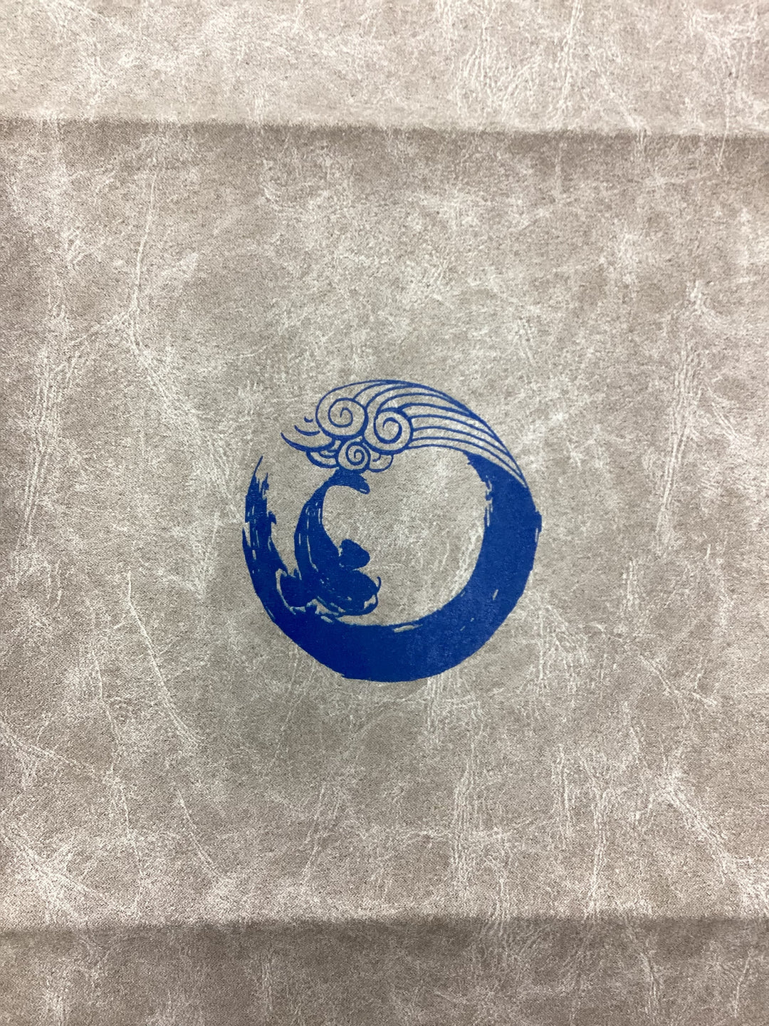 GEM 2-player Cloth Playmat - Senjo - Tan w/ Blue Trim - Excellent Condition