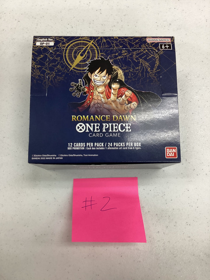 One Piece - Romance Dawn - Blue Bottom - BOX ONLY, NO CARDS #2