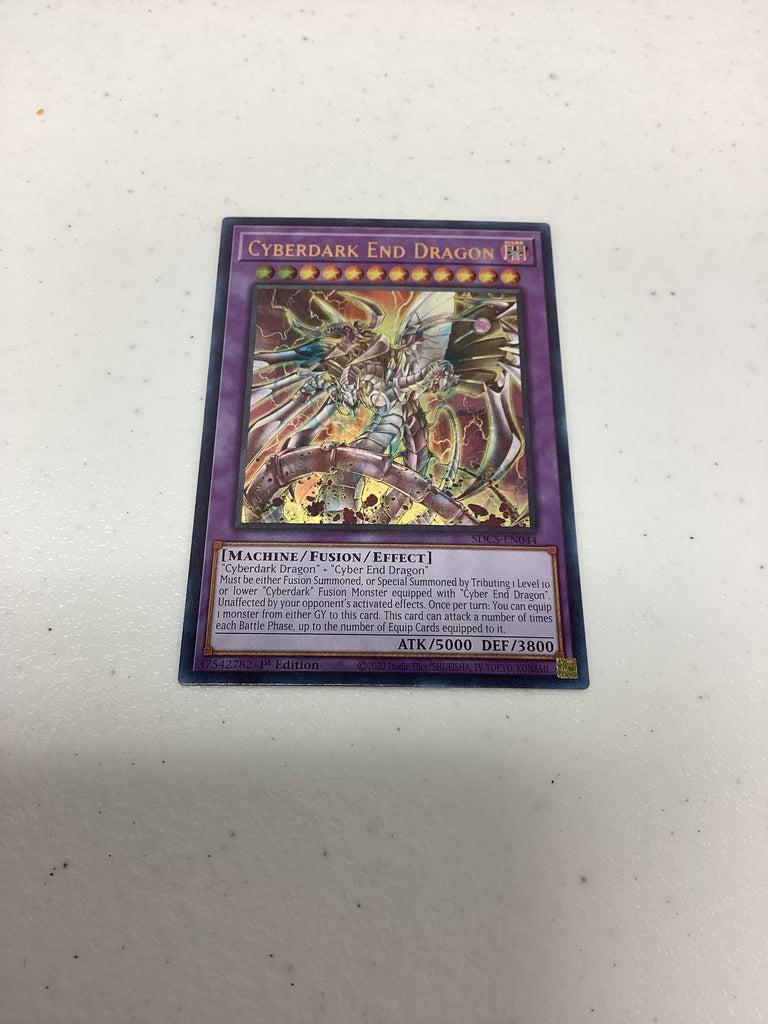 Yugioh - Cyberdark End Dragon - SDCS-EN044 - Misprint - Ultra Rare