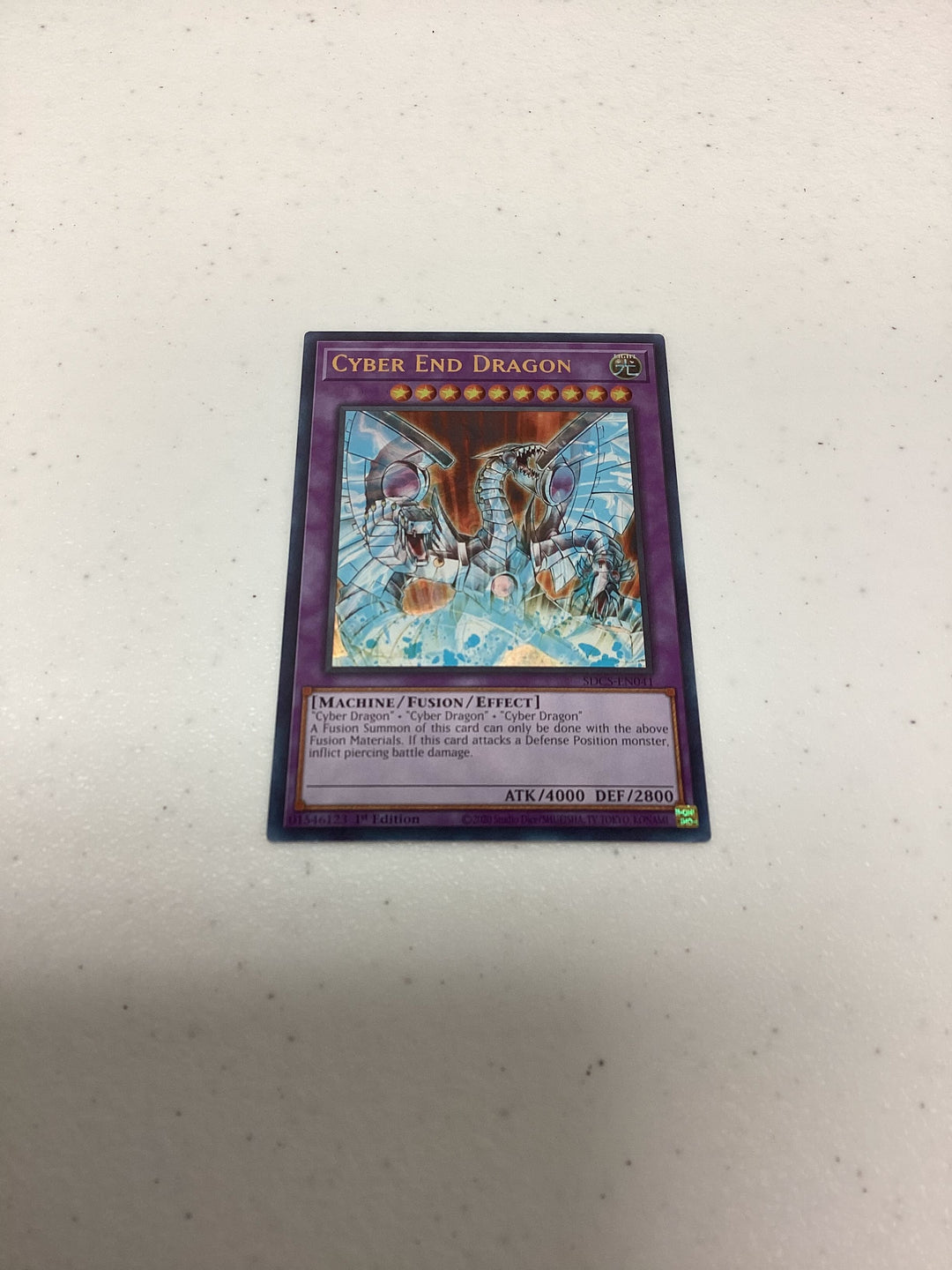 Yugioh - Cyber End Dragon - SDCS-EN041 - Ultra Rare - Misprint - NM #3 🔥🔥🔥