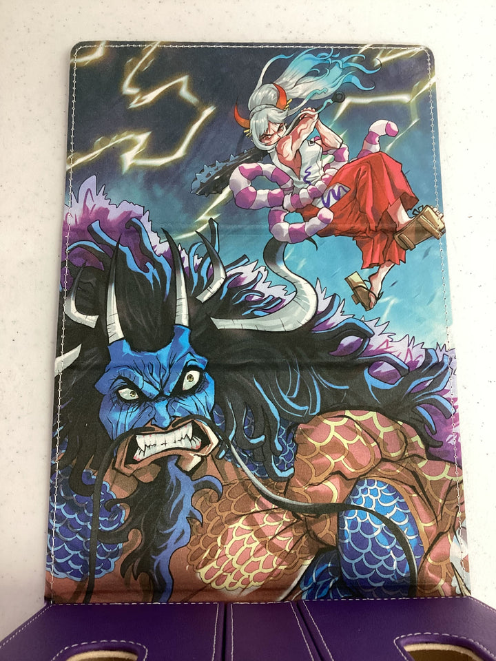 One Piece - Kaido & Yamato Deck Box - Dueling Guard - Purple - Ex. condition