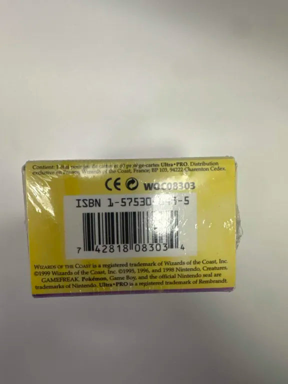 1999 - Pokémon - Deck Box Sealed - 60 Ultra Pro Sleeves - Pikachu - Mewtwo