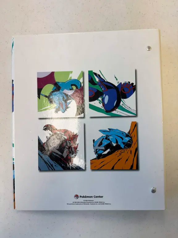 Pokémon - Mitsuhiro Arita - Groudon- Kyogre - Salamence - Metagross - Mini Card File Binder