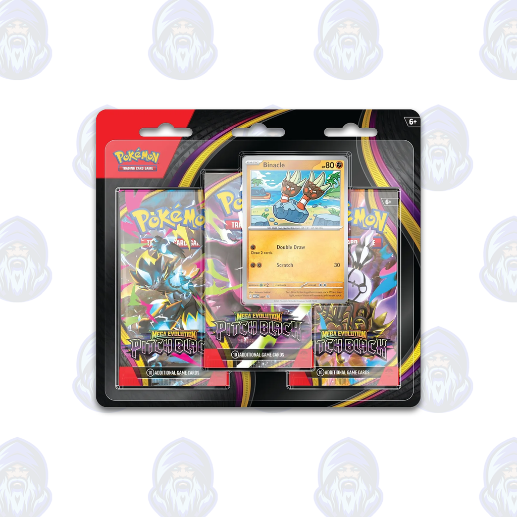 binacle pokemon card Pokemon: Pitch Black 3-Pack Blister [Binacle] – Mystic TCG Color:Apple Green psa grading cost Colorless Slash (20) Weakness Enter The Void 😈