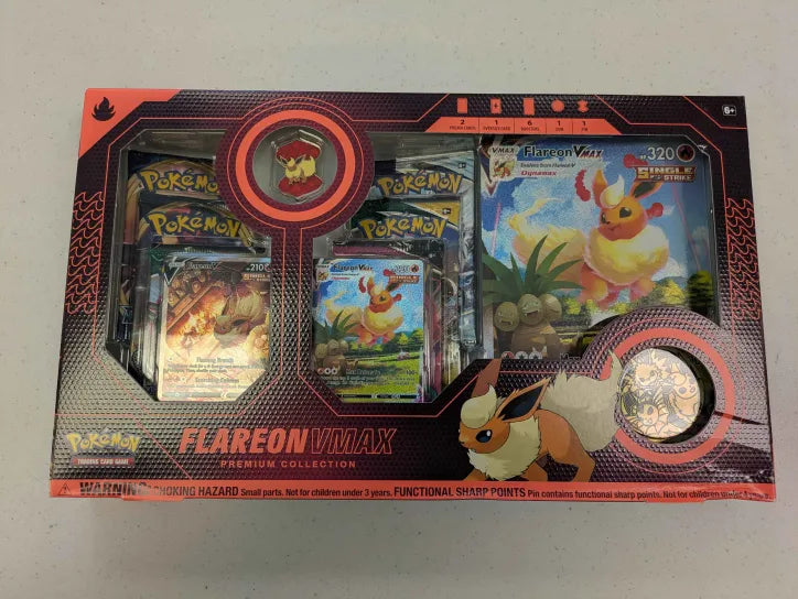 Pokemon: Flareon VMAX Premium Collection (SEE PHOTOS)