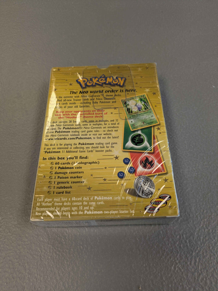 Pokemon: Neo Genesis Theme Deck - Hotfoot (See Photos)