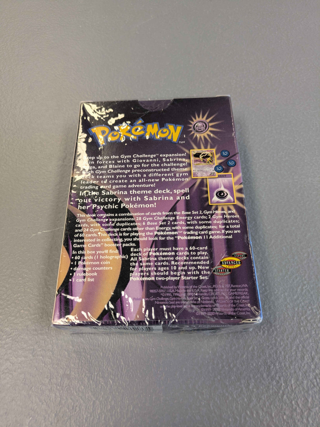 Pokemon: Gym Challenge Theme Deck - Sabrina (See Photos)