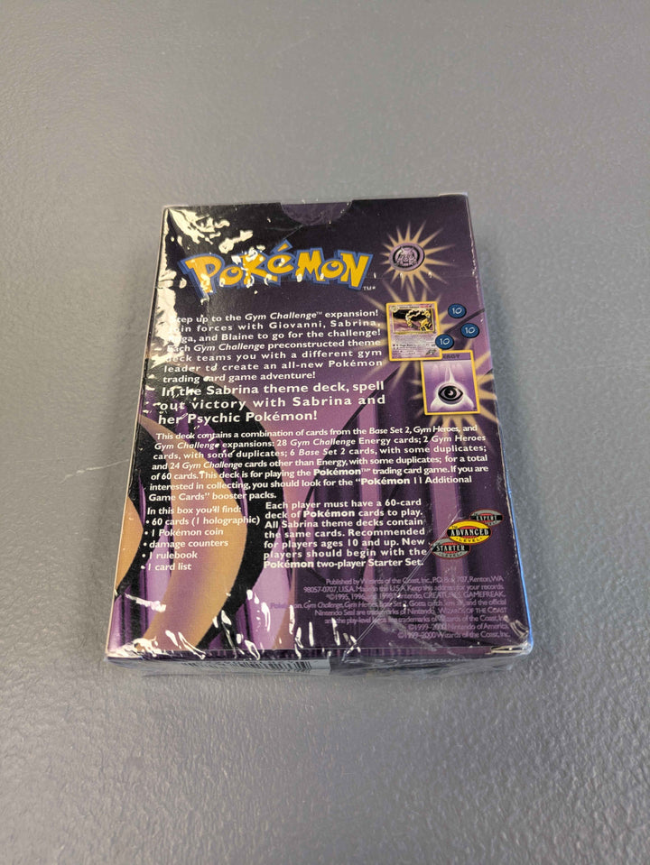 Pokemon: Gym Challenge Theme Deck - Sabrina (See Photos)