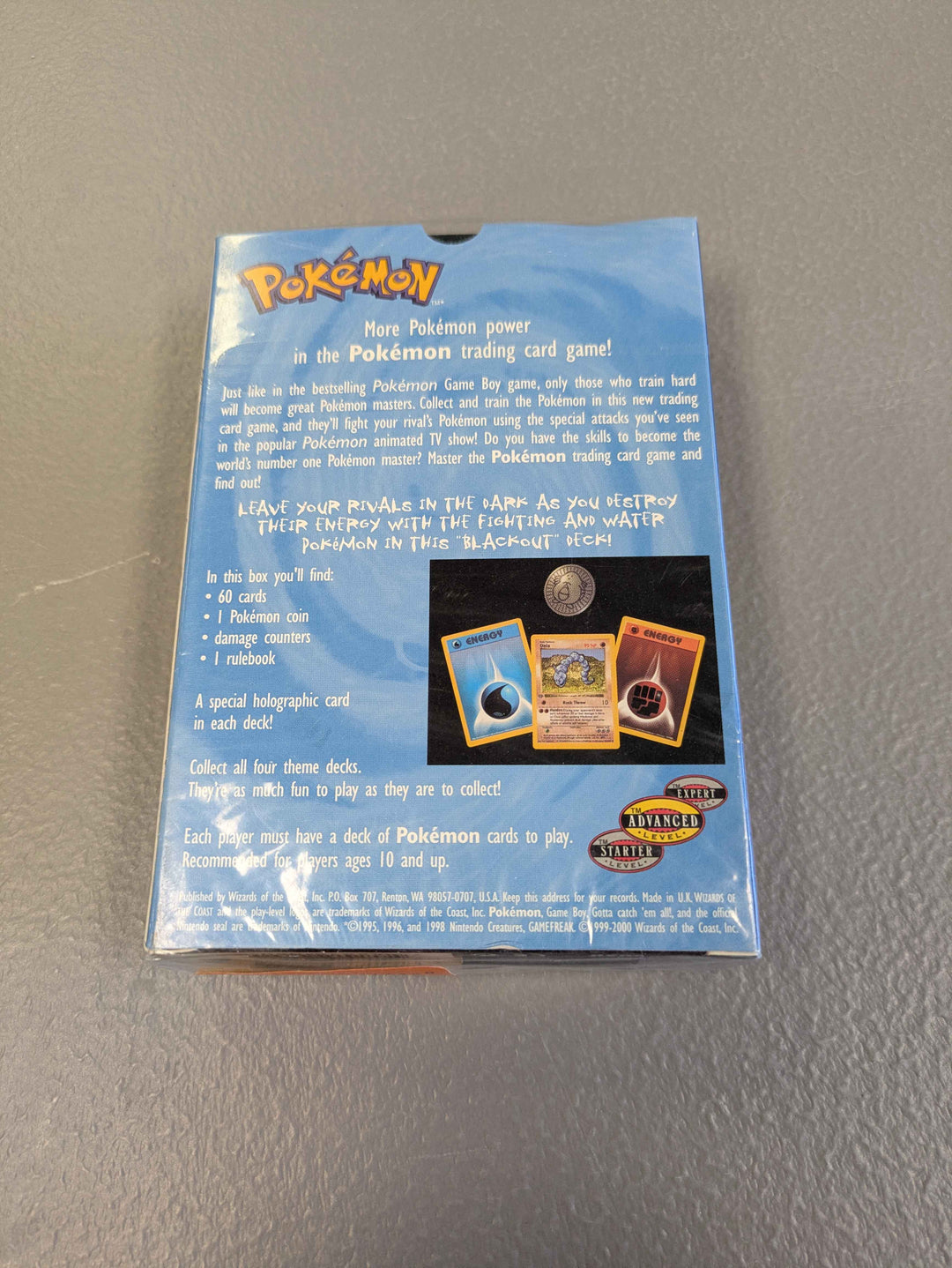 Pokemon: Base Set Unlimited Theme Deck - Blackout (See Photos)