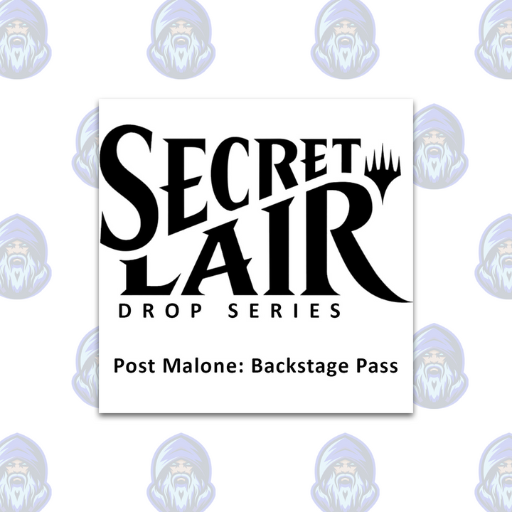Magic the Gathering: Secret Lair Drop - Secret Lair x Post Malone Backstage Pass (Non-Foil Edition)