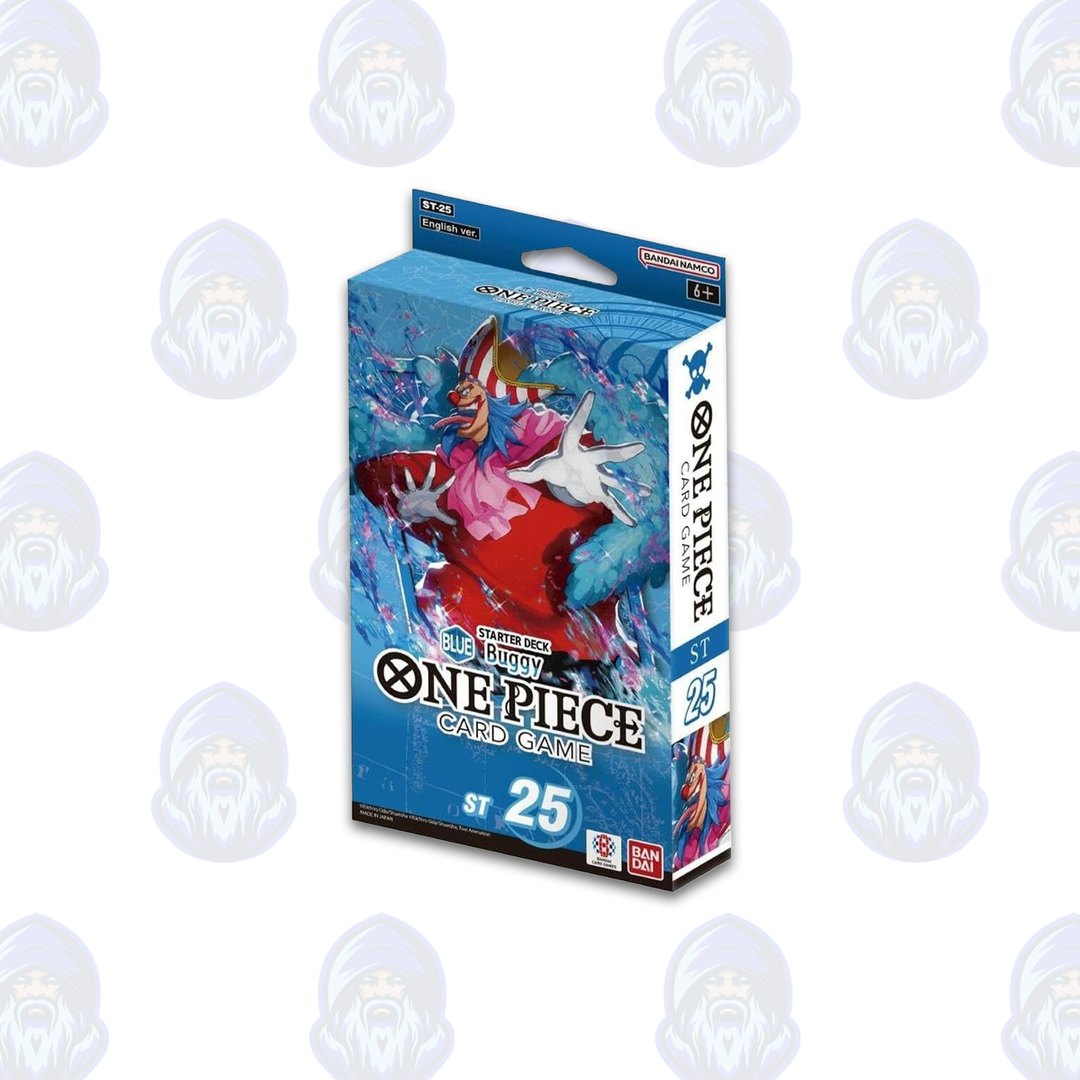 one piece tcg blue deck One Piece Buggy Blue Starter Deck (ST-25)