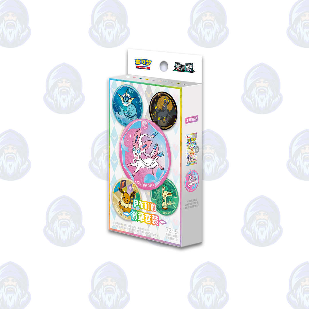 Pokemon: Eeveelutions Badge Set