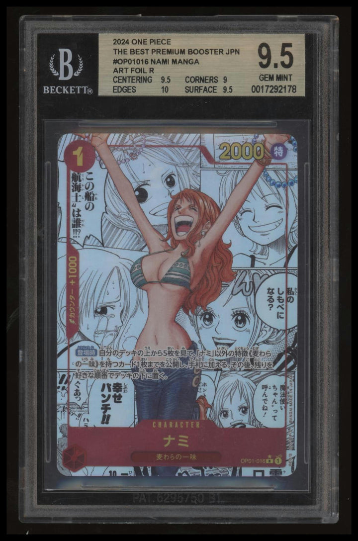 One Piece - Nami Manga - OP01-016 - JPN - BGS 9.5
