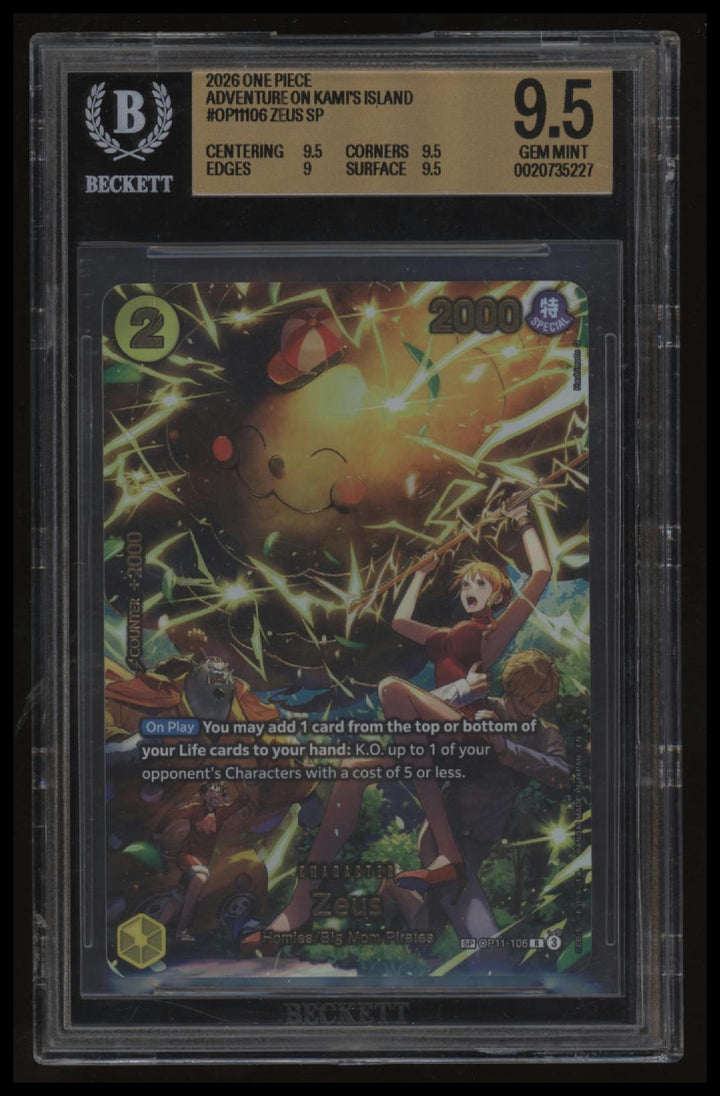One Piece - Zeus SP - OP11-106 - BGS 9.5