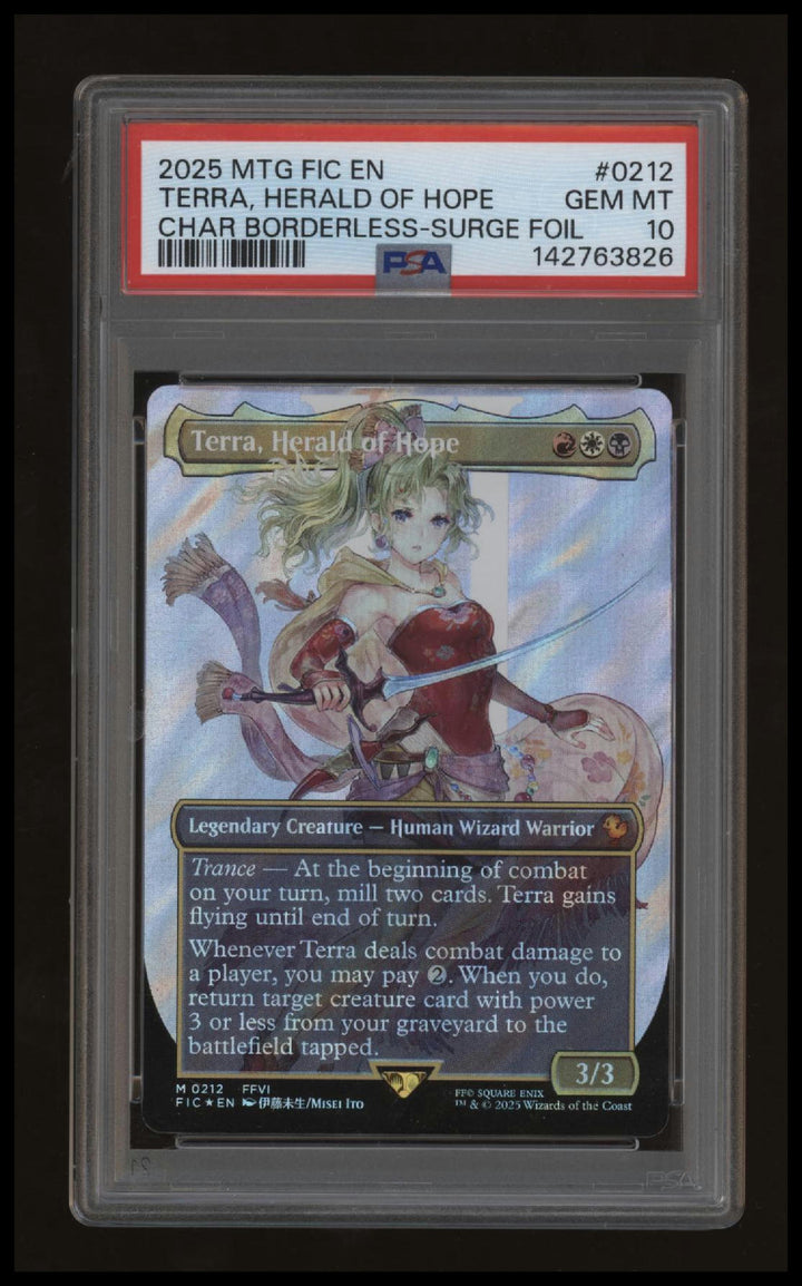 Magic The Gathering - Terra Herald Of Hope - 0212 - PSA 10