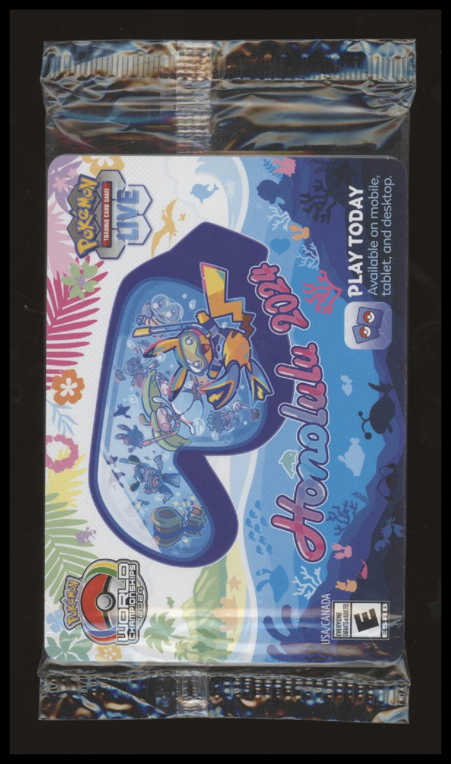 Pokemon - Paradise Resort - Worlds Promo pack - Honolulu 2024 - Sealed