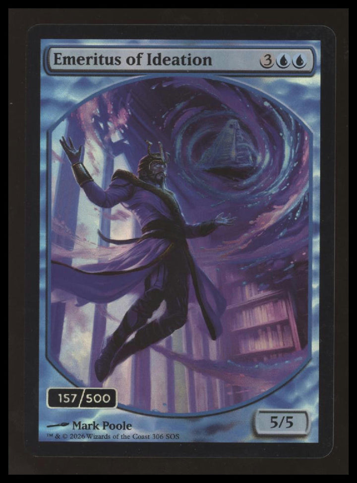 Magic: Emeritus of Ideation - Secrets of Strixhaven - Serial Number 157/500 - NM