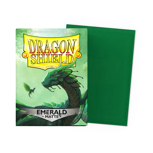 Dragon Shield 100ct Box Matte Emerald