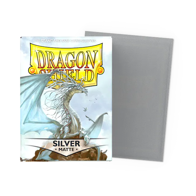 Dragon Shield 100ct Box Matte Silver