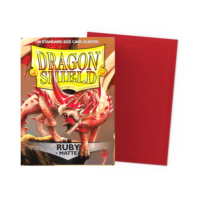 Dragon Shield 100ct Box Matte Ruby