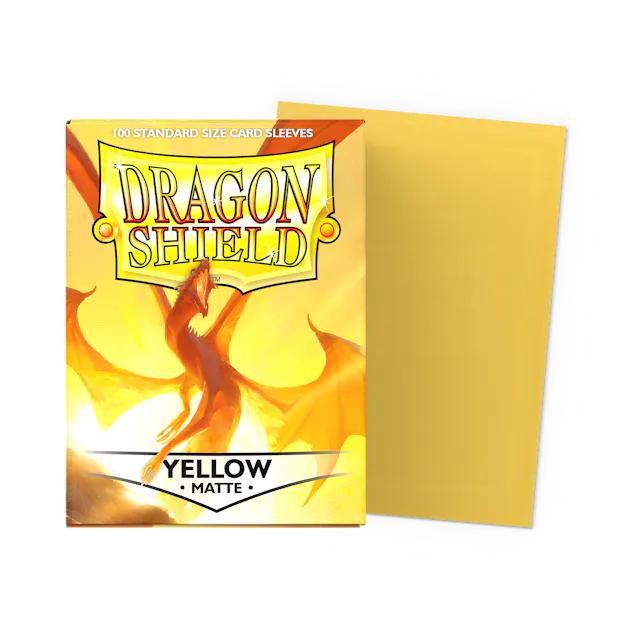 Dragon Shield 100ct Box Matte Yellow