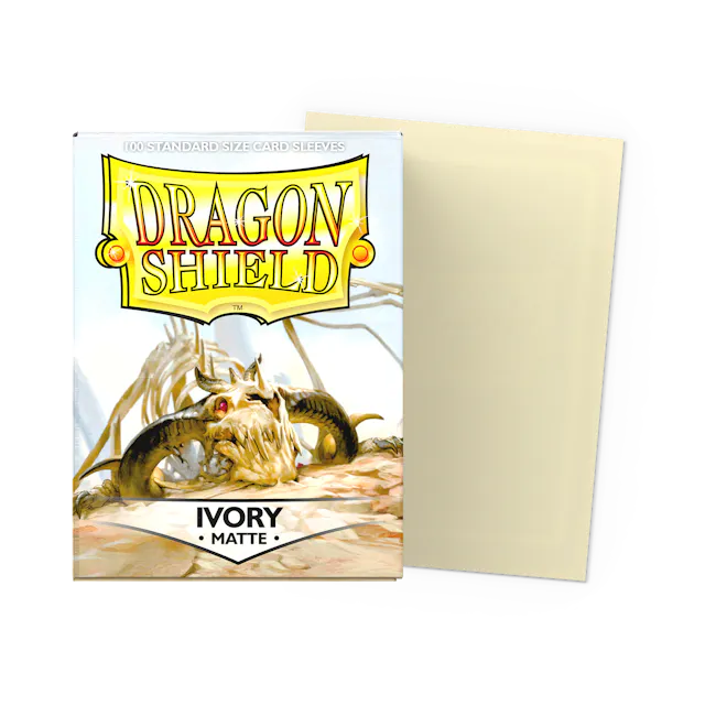 Dragon Shield 100ct Box Matte Ivory