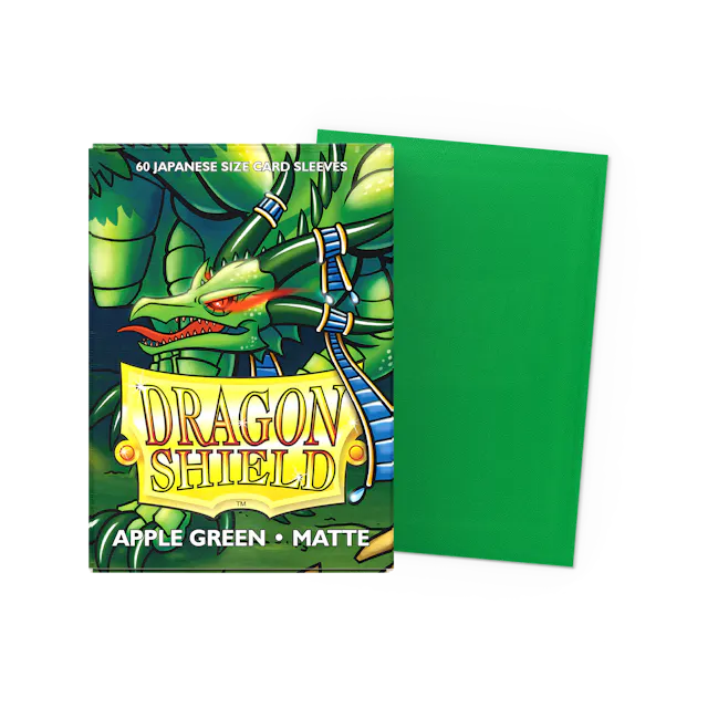 Dragon Shield 60ct Mini Matte Apple Green