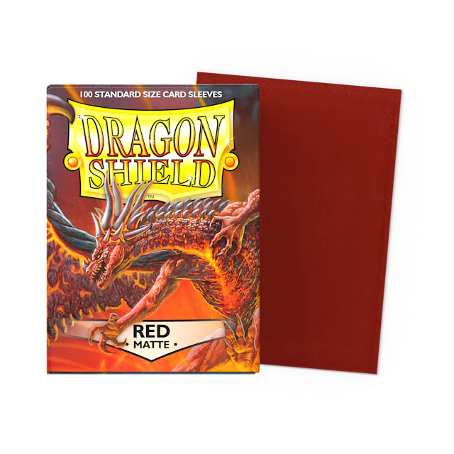 Dragon Shield 100ct Box Matte Red
