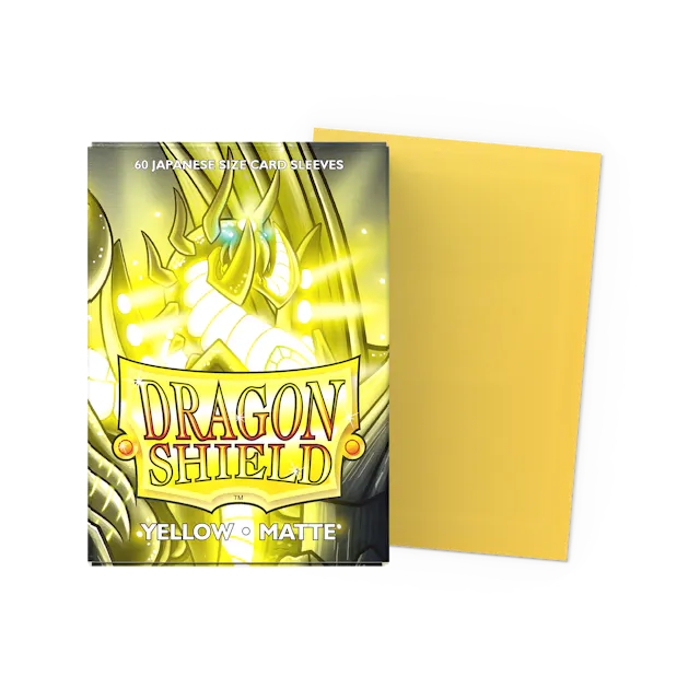 Dragon Shield 60ct Mini Matte Yellow