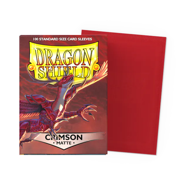 Dragon Shield 100ct Box Matte Crimson