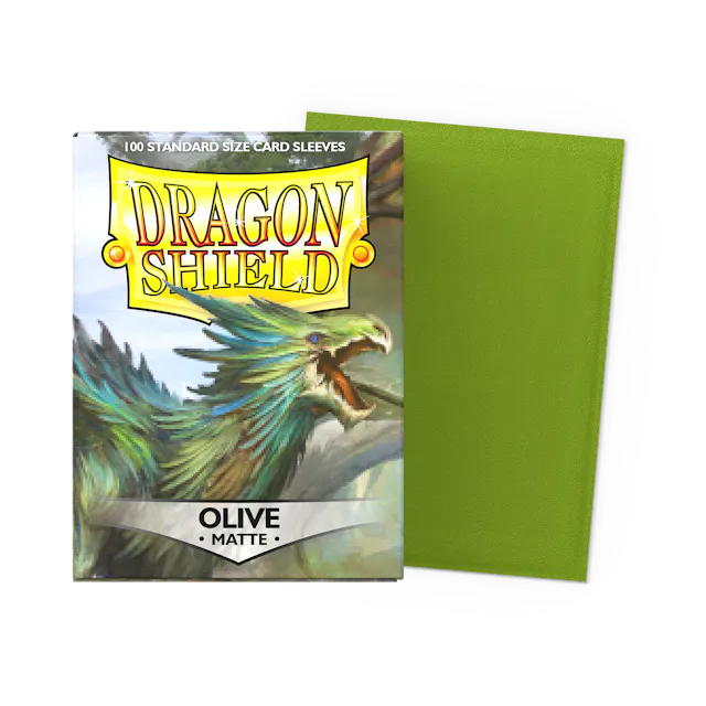 Dragon Shield 100ct Box Matte Olive