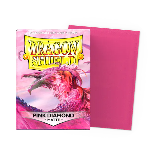Dragon Shield 100ct Box Matte Pink Diamond