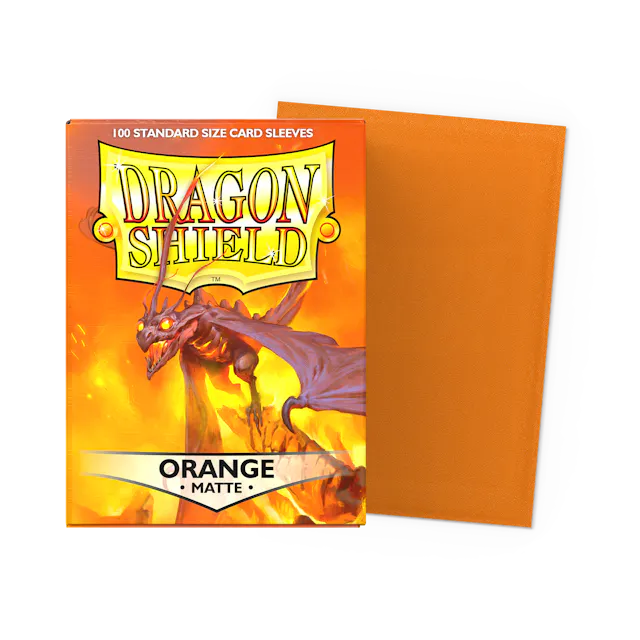 Dragon Shield 100ct Box Matte Orange