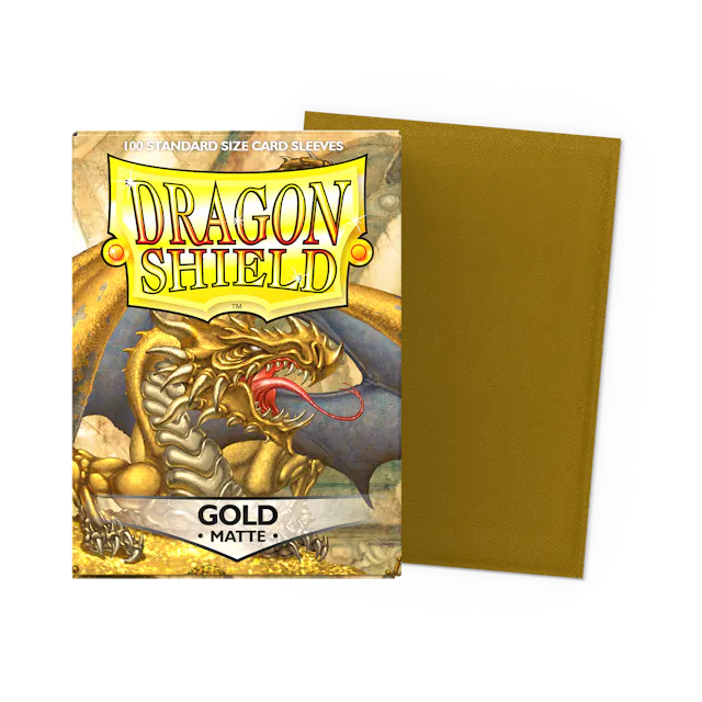 Dragon Shield 100ct Box Matte Gold