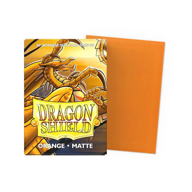 Dragon Shield 60ct Mini Matte Orange
