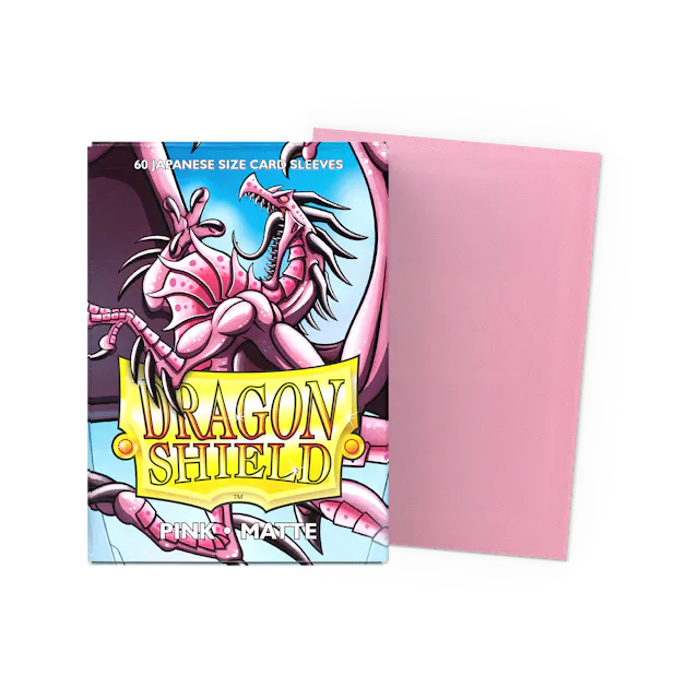 Dragon Shield 60ct Mini Matte Pink