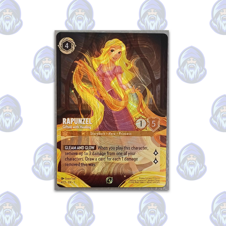 Lorcana: Rapunzel Gifted with Healing - Top Prize Promo - 4/C1 - Foil - NM