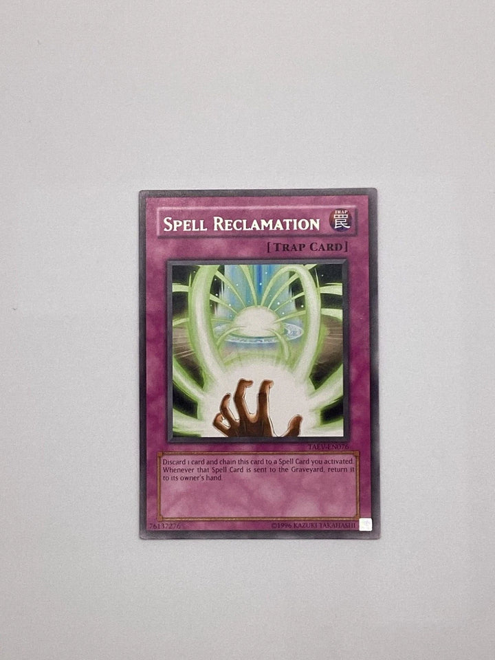 YugiOh Spell Reclamation - TAEV-EN076 - Rare - Unlimited - Misprint - HP