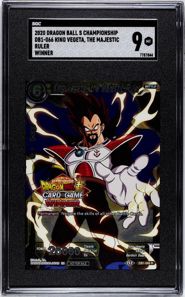 DragonBall Super - King Vegeta, The Majestic Ruler - Winner stamped - SGC 9 #2
