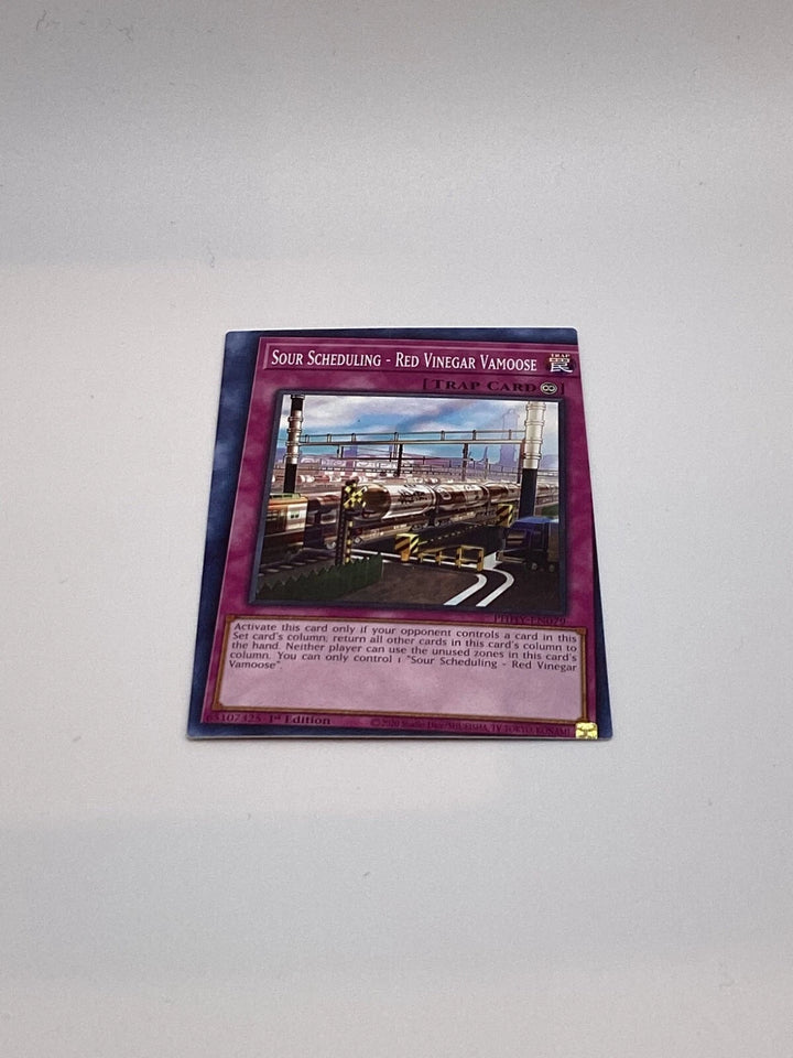 YuGiOh Sour Scheduling - Red Vinegar Vamoose - PHHY-EN079 - Misprint - NM 🔥🔥