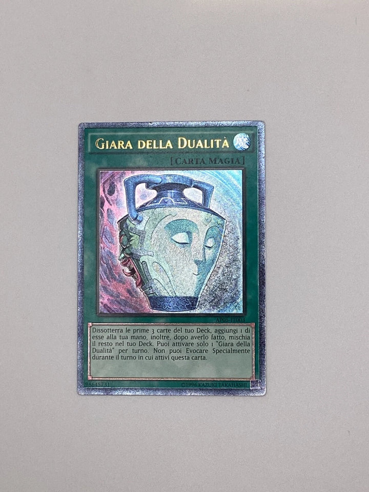 YuGiOh Pot of Duality - Ultimate - Italian - AP05-DE003 - Lightly Played