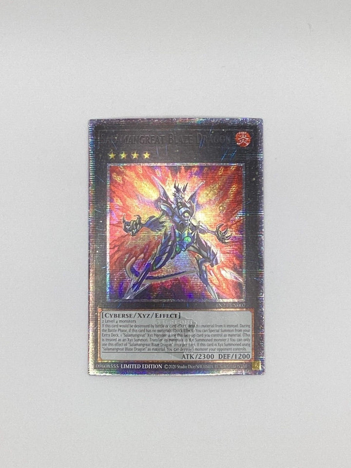 YuGiOh - Salamangreat Blaze Dragon - QCR - TN23-EN007 - Misprint - NM 🔥🔥🔥