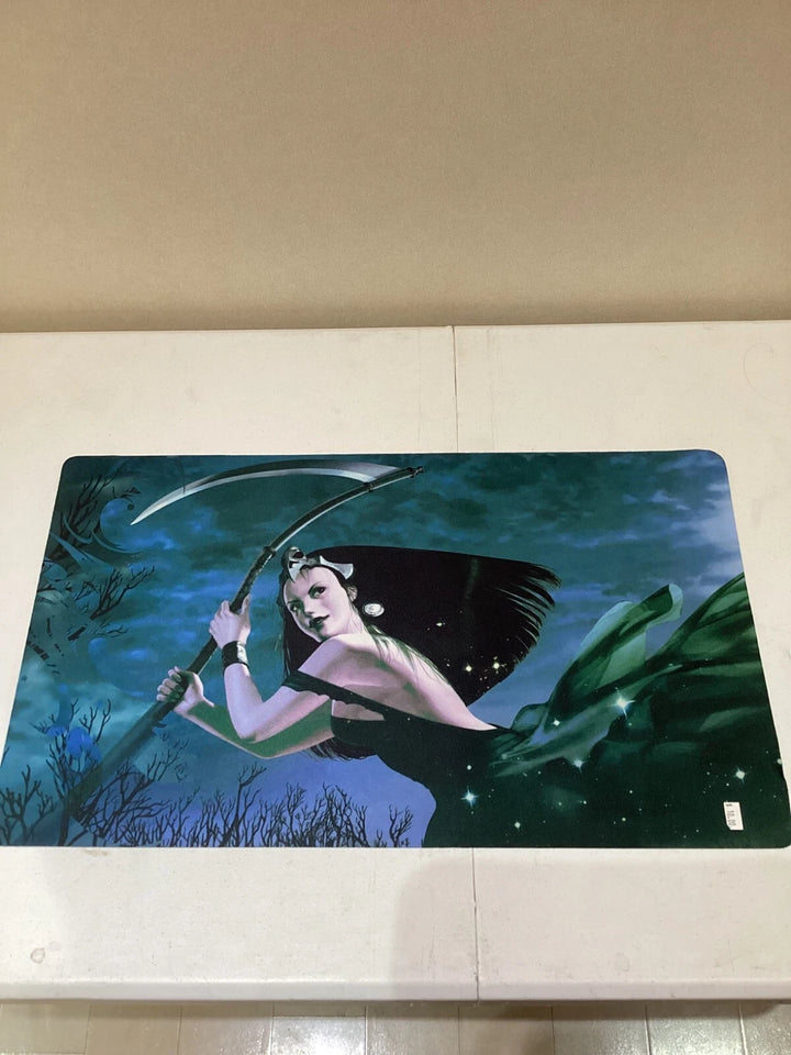 Black haired Woman with Sickle TCG Playmat - Standard Size 🔥🔥🔥