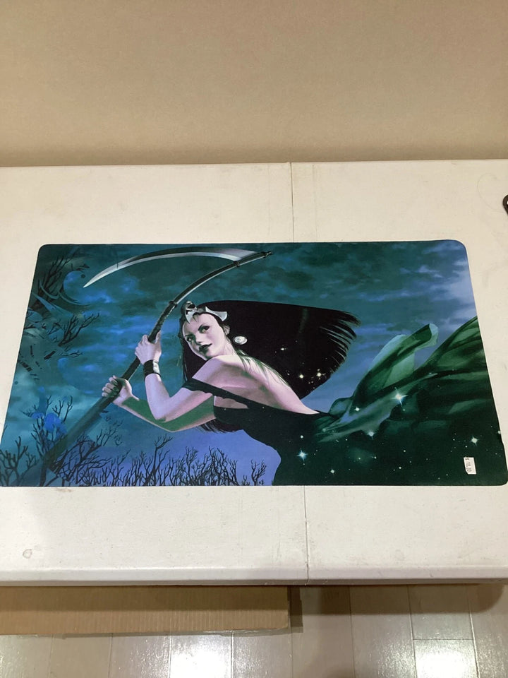 Black haired Woman with Sickle TCG Playmat - Standard Size 🔥🔥🔥