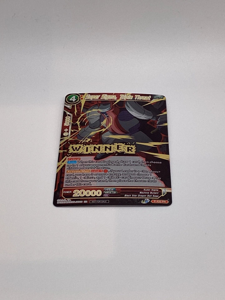 Dragon Ball - Super Sigma, Triple Threat - Winner Stamped - Near Mint 🔥🔥🔥