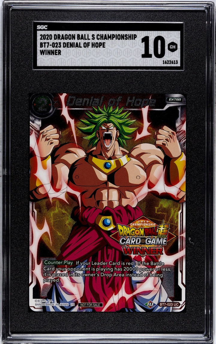 DragonBall - Denial Of Hope - Championship - Winner Stamp - SGC 10 #3 🔥🔥🔥