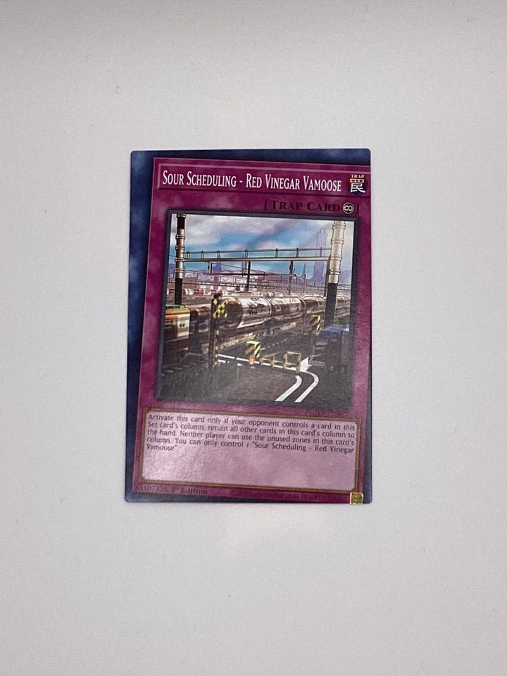 YuGiOh Sour Scheduling - Red Vinegar Vamoose - PHHY-EN079 - Misprint - NM 🔥🔥