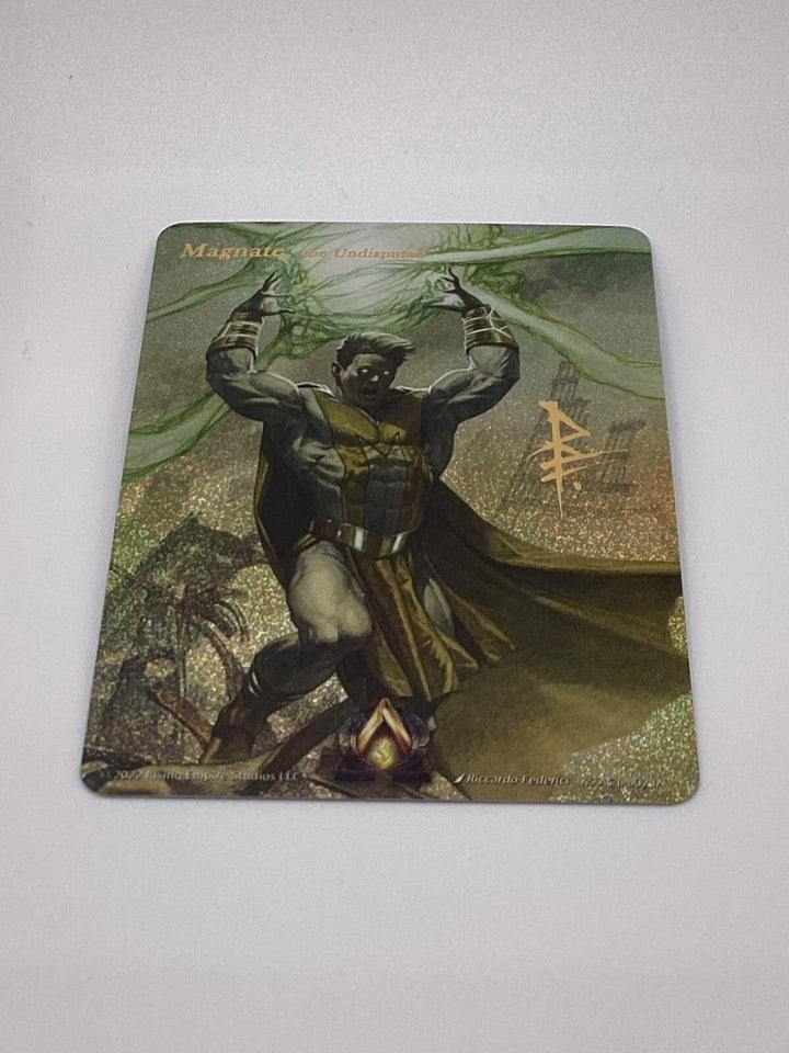 Alpha Clash Magnate, the Undisputed - Kickstarter Case Topper - KS AC1-002 - NM
