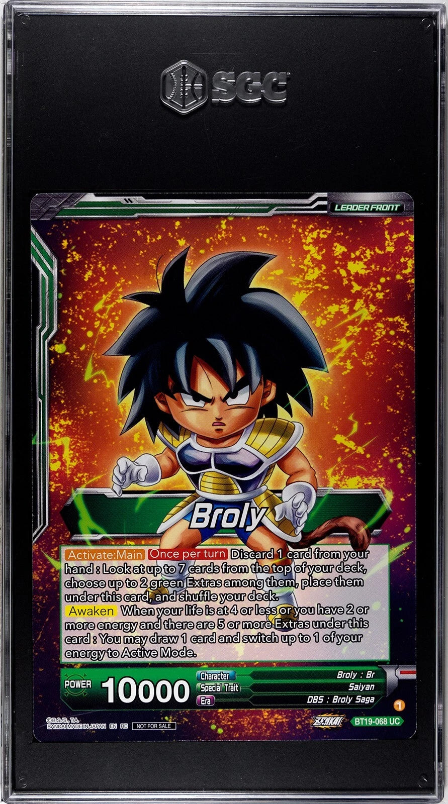 DragonBall Super - Broly, the Ultimate Saiyan - SGC 9 - BT19-068 - Giant Card #3