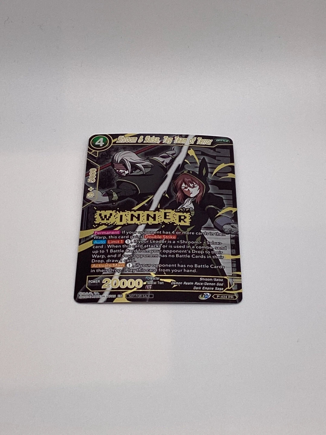 Dragon Ball Super - Shroom & Salsa, Tag Team Of Terror - Winner - P-424 - NM 🔥
